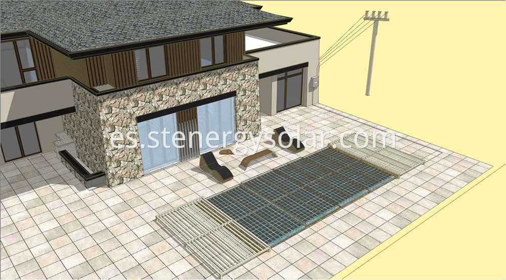 Swimming Pool Power Generation System